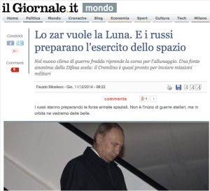 Le guerre spaziali della Russia