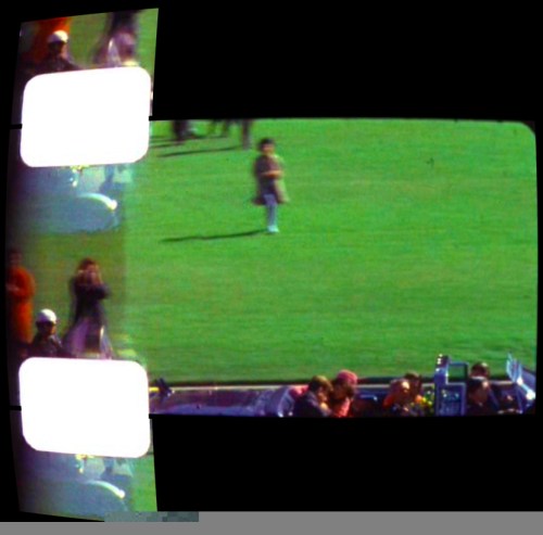 Un fotogramma dello "Zapruder film". 