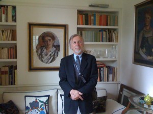 Il fisico americano nell'abitazione dei Sarfatti, a Roma. (Foto: archivio Jack sarfatti) 