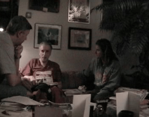 Gabriella e Max Poggi con il dottor Michael Wolf.