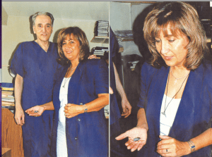 Il dottor Michael Wolf e la giornalista italoamericana Paola Harris. Foto P. Harris